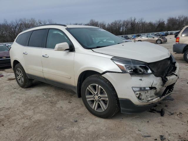 1GNKRHKD0FJ288769 - 2015 CHEVROLET TRAVERSE LT WHITE photo 4