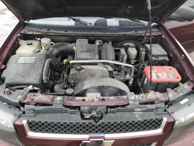 1GNDT13S672273025 - 2007 CHEVROLET TRAILBLAZE LS BURGUNDY photo 11