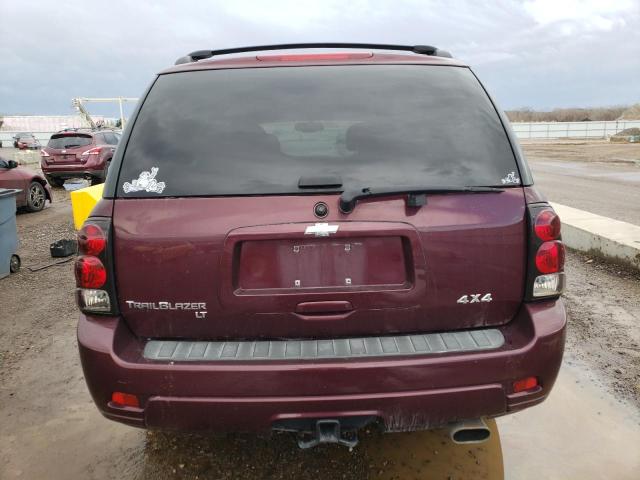 1GNDT13S672273025 - 2007 CHEVROLET TRAILBLAZE LS BURGUNDY photo 6