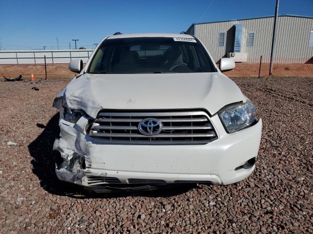 5TDZK3EH8AS010789 - 2010 TOYOTA HIGHLANDER WHITE photo 5