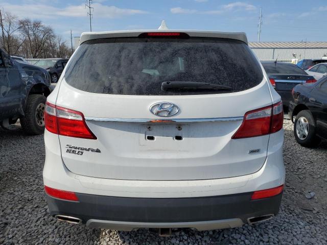 KM8SMDHF5DU006383 - 2013 HYUNDAI SANTA FE GLS WHITE photo 6