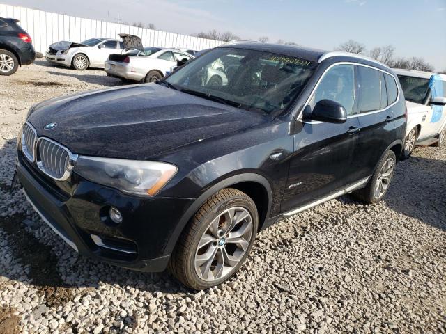 5UXWX9C3XH0W68575 - 2017 BMW X3 XDRIVE28I BLACK photo 1