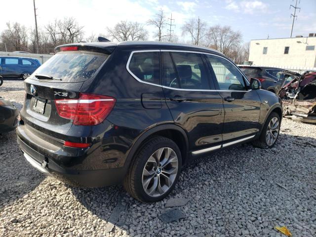 5UXWX9C3XH0W68575 - 2017 BMW X3 XDRIVE28I BLACK photo 3