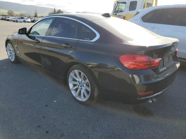 WBA4A5C5XFD410824 - 2015 BMW 428 I GRAN COUPE BLACK photo 2