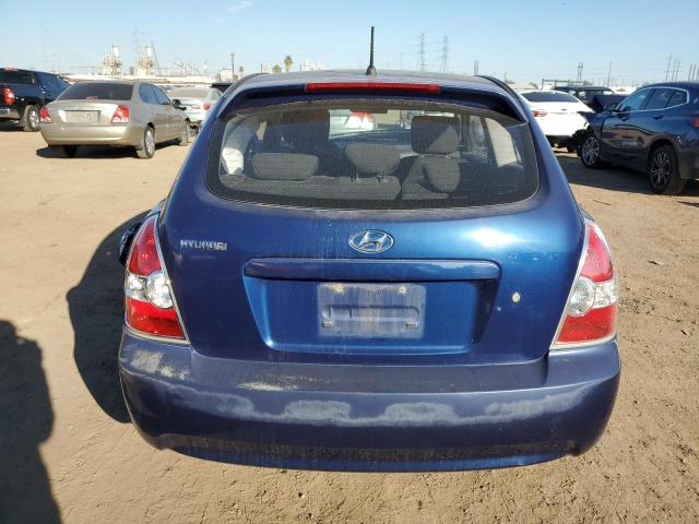 KMHCM3AC6BU195752 - 2011 HYUNDAI ACCENT GL BLUE photo 6