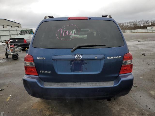 JTEEP21A170229099 - 2007 TOYOTA HIGHLANDER SPORT BLUE photo 6