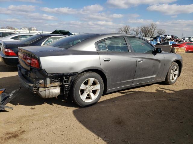 2B3CL3CG7BH588543 - 2011 DODGE CHARGER GRAY photo 3