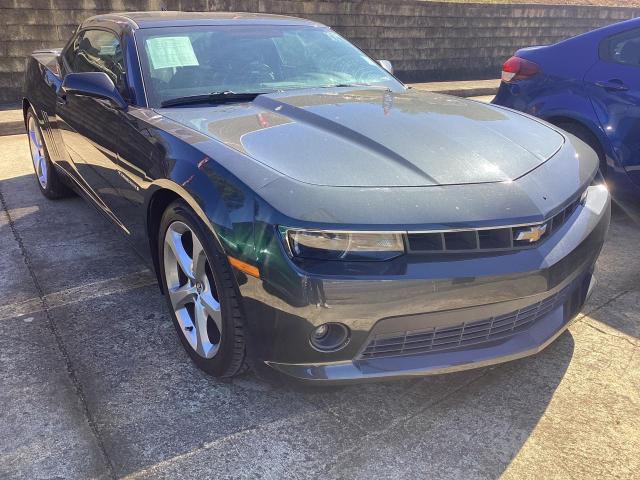 2G1FF1E35F9279485 - 2015 CHEVROLET CAMARO LT GREEN photo 1