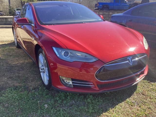 5YJSA1H16EFP60189 - 2014 TESLA MODEL S წითელი ფოტო 1