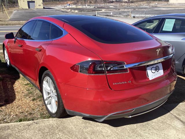 5YJSA1H16EFP60189 - 2014 TESLA MODEL S წითელი ფოტო 3