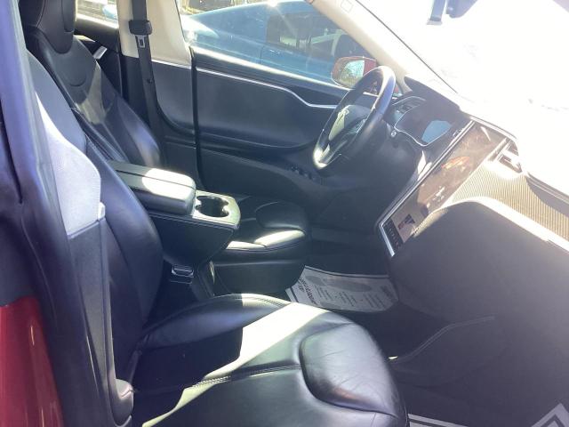 5YJSA1H16EFP60189 - 2014 TESLA MODEL S წითელი ფოტო 5