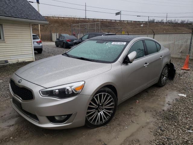 KNALN4D76E5138968 - 2014 KIA CADENZA PREMIUM SILVER photo 1