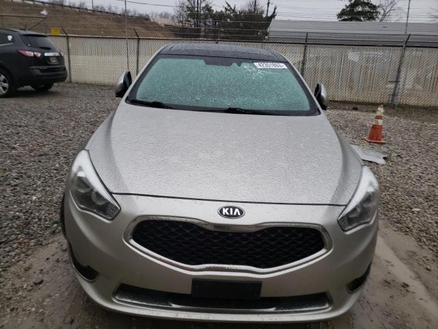 KNALN4D76E5138968 - 2014 KIA CADENZA PREMIUM SILVER photo 5