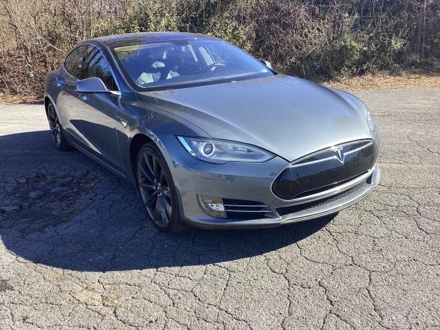 5YJSA1H16EFP33333 - 2014 TESLA MODEL S SILVER photo 1