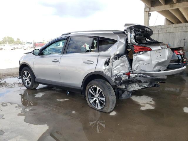 2T3WFREV0JW444462 - 2018 TOYOTA RAV4 ADVENTURE SILVER photo 2