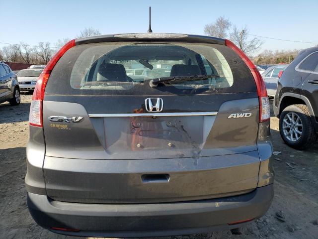 2HKRM4H30DH679942 - 2013 HONDA CR-V LX GRAY photo 6