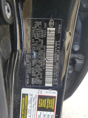 4T1BK1EB4DU075409 - 2013 TOYOTA AVALON BASE 黑色 照片 12