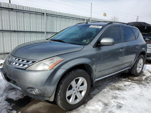 JN8AZ08W87W667395 - 2007 NISSAN MURANO SL GRAY photo 1