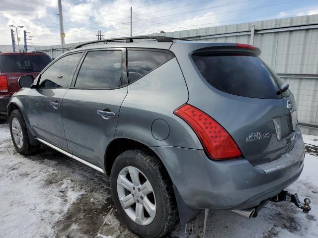 JN8AZ08W87W667395 - 2007 NISSAN MURANO SL GRAY photo 2