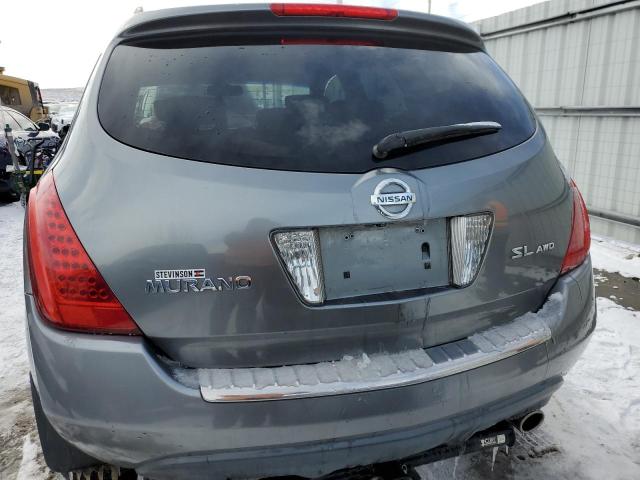 JN8AZ08W87W667395 - 2007 NISSAN MURANO SL GRAY photo 6