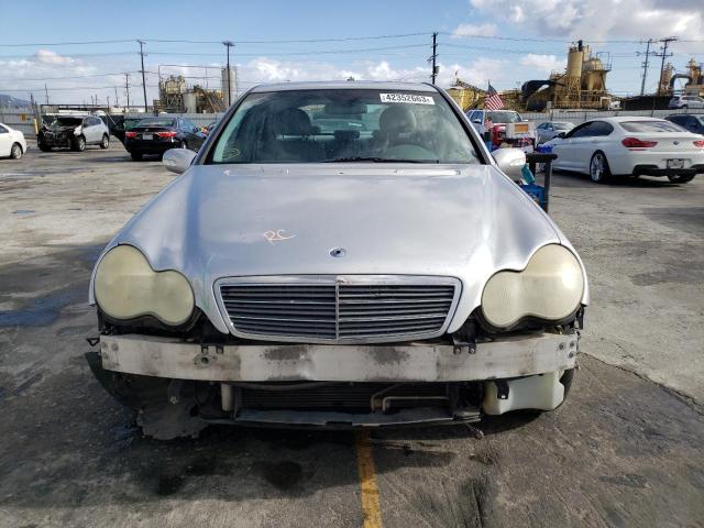 WDBRF61J92F225726 - 2002 MERCEDES-BENZ C 240 SILVER photo 5