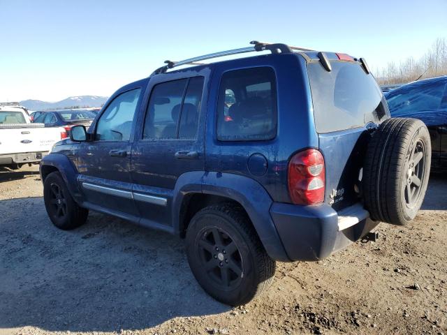 1J4GL58K55W595581 - 2005 JEEP LIBERTY LIMITED BLUE photo 2