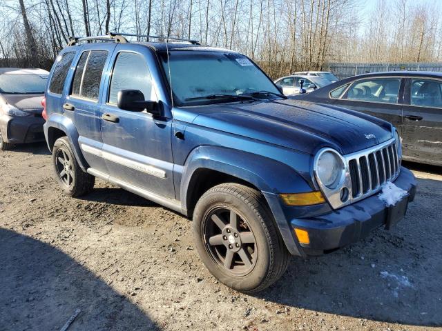 1J4GL58K55W595581 - 2005 JEEP LIBERTY LIMITED BLUE photo 4