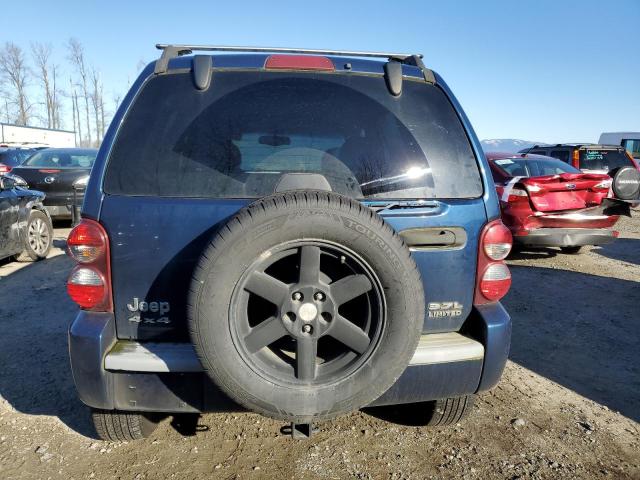 1J4GL58K55W595581 - 2005 JEEP LIBERTY LIMITED BLUE photo 6