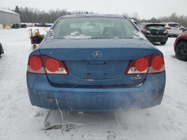 2HHFD56556H201344 - 2006 ACURA CSX TOURING ლურჯი ფოტო 6