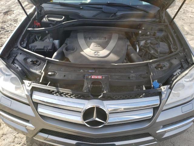 4JGBF7BE3CA762175 - 2012 MERCEDES-BENZ GL 450 4MATIC GRAY photo 12