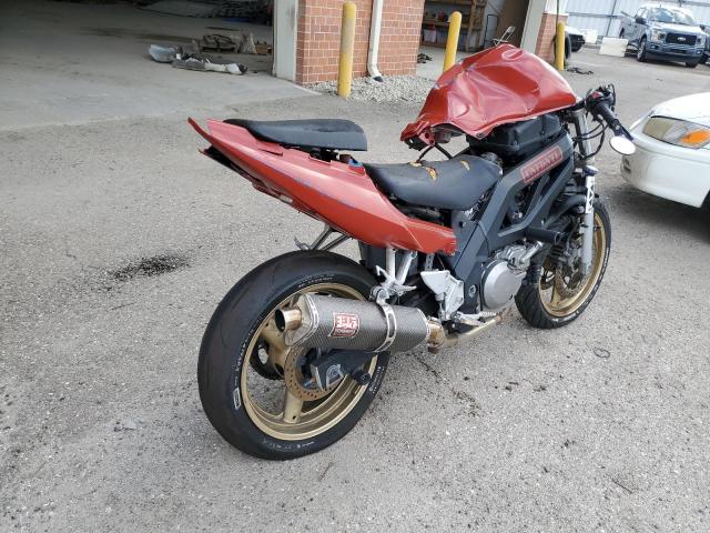 JS1VP53B682100464 - 2008 SUZUKI SV650 A RED photo 4