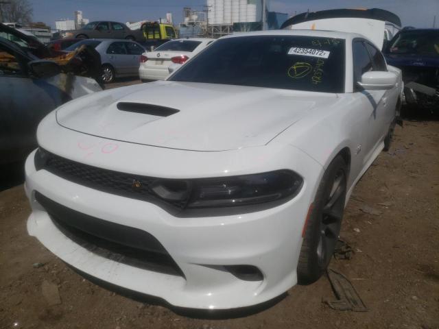 2C3CDXGJ7LH255208 - 2020 DODGE CHARGER SCAT PACK WHITE photo 2