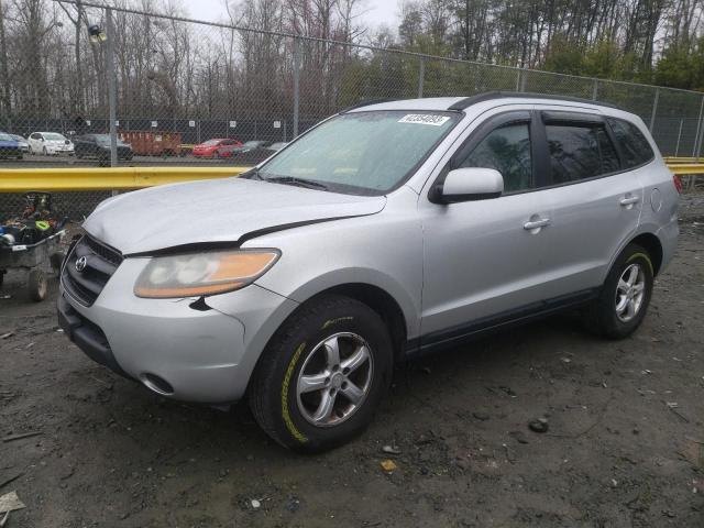 5NMSG13D78H173910 - 2008 HYUNDAI SANTA FE GLS SILVER photo 1