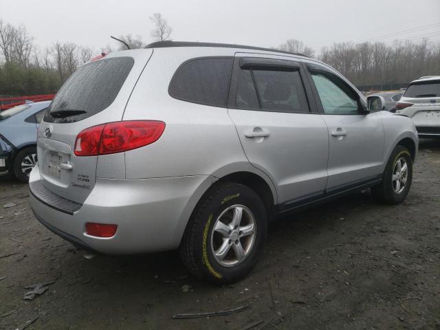 5NMSG13D78H173910 - 2008 HYUNDAI SANTA FE GLS SILVER photo 3