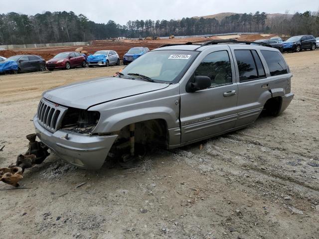 1J4GW58N31C655211 - 2001 JEEP GRAND CHER LIMITED SILVER photo 1