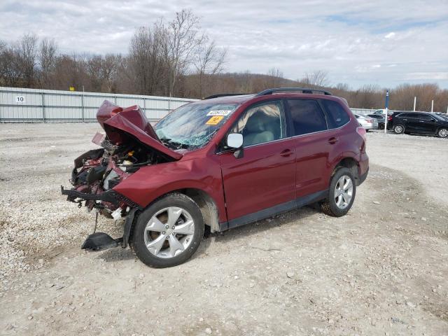 JF2SJAHC0EH467262 - 2014 SUBARU FORESTER 2.5I LIMITED MAROON photo 1