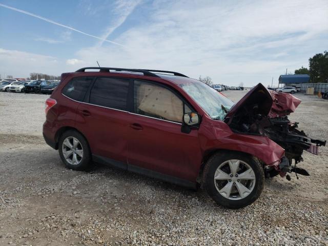 JF2SJAHC0EH467262 - 2014 SUBARU FORESTER 2.5I LIMITED MAROON photo 4