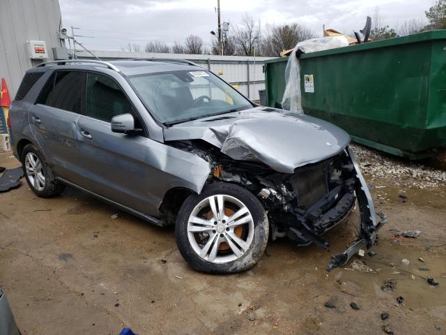 4JGDA5HB3EA412797 - 2014 MERCEDES-BENZ ML 350 4MATIC GRAY photo 4