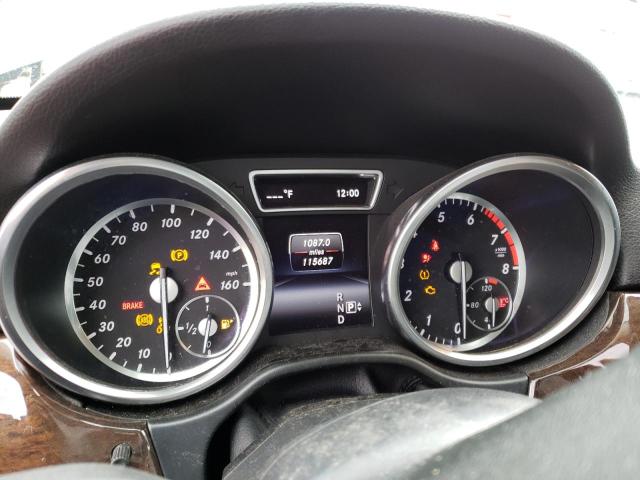 4JGDA5HB3EA412797 - 2014 MERCEDES-BENZ ML 350 4MATIC GRAY photo 9