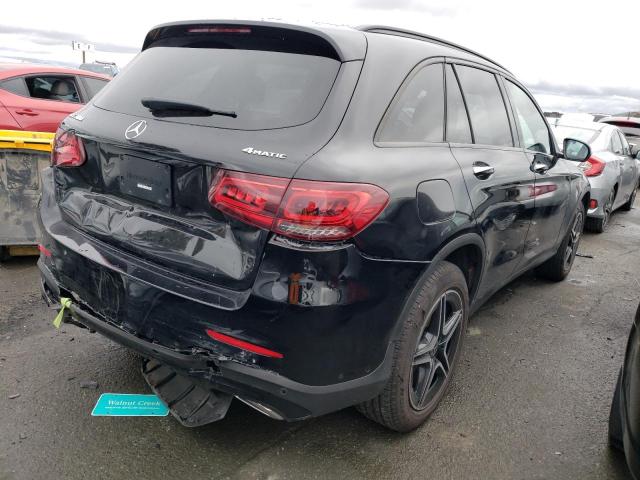 W1N0G8EB7NV347719 - 2022 MERCEDES-BENZ GLC 300 4MATIC BLACK photo 3