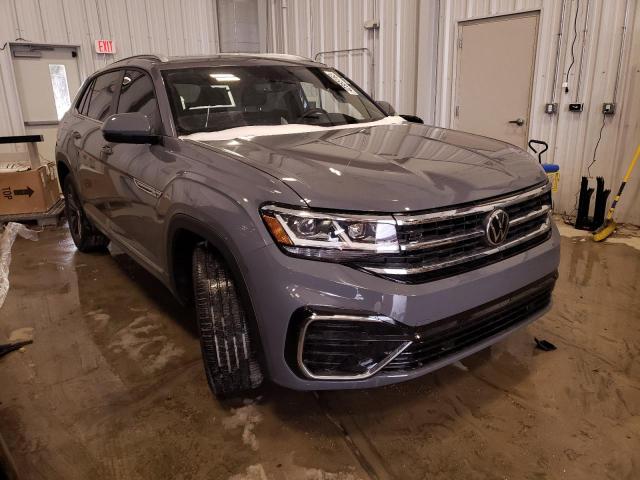 1V2RE2CAXMC221326 - 2021 VOLKSWAGEN ATLAS CROS SE GRAY photo 4