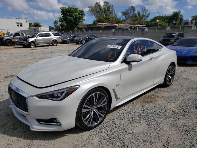 JN1EV7EK4HM362124 - 2017 INFINITI Q60 PREMIUM WHITE photo 1