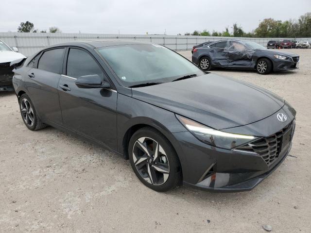 5NPLP4AG9MH018694 - 2021 HYUNDAI ELANTRA LIMITED GRAY photo 4