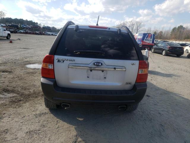 KNDJF723577320418 - 2007 KIA SPORTAGE EX SILVER photo 6