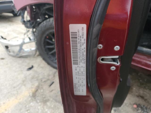 1C6RR6TT2KS686739 - 2019 RAM 1500 CLASS SLT წითელი ფოტო 12