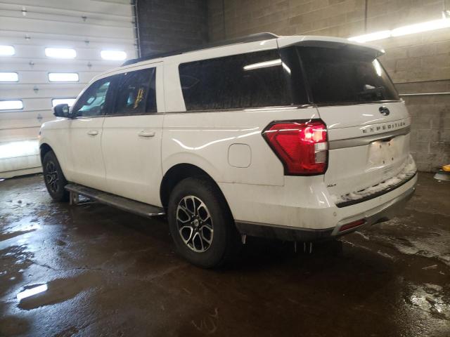 1FMJK1JT2NEA27350 - 2022 FORD EXPEDITION MAX XLT WHITE photo 2