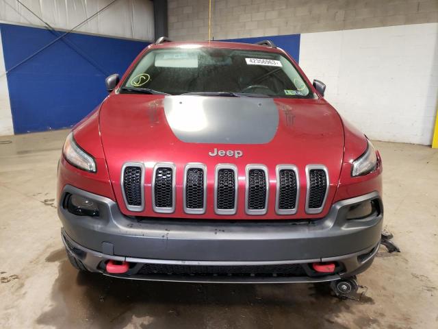 1C4PJMBB7FW606502 - 2015 JEEP CHEROKEE TRAILHAWK 栗色 照片 5