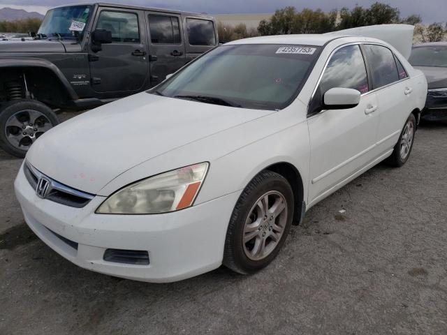 JHMCM56367C025055 - 2007 HONDA ACCORD SE WHITE photo 1