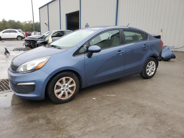 KNADM4A3XG6612006 - 2016 KIA RIO LX BLUE photo 1