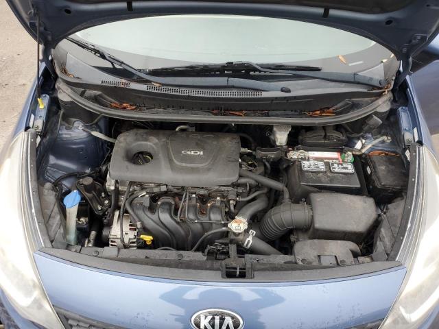 KNADM4A3XG6612006 - 2016 KIA RIO LX BLUE photo 11